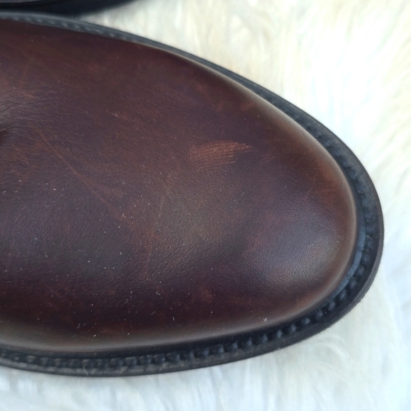 Eleventy Men's Brown Leather Lace-up Derby Shoes 41 NEW - Picture 16 of 16